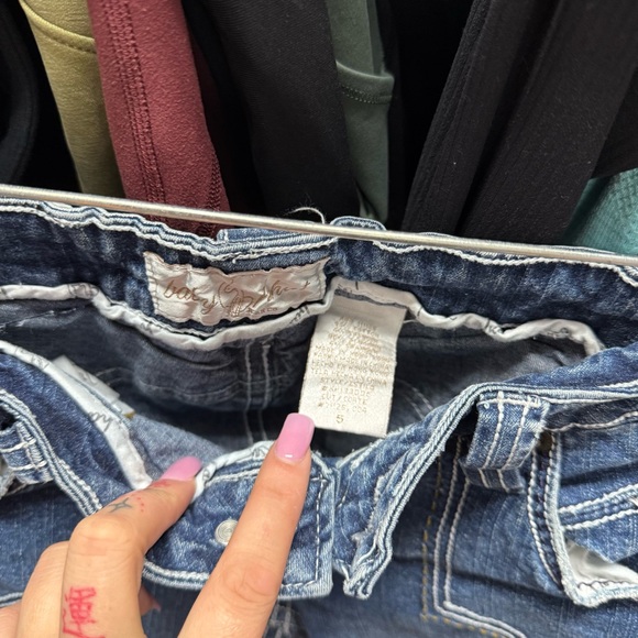 Baby Phat Blue Cropped Women's Jeans - Picture 3 of 5